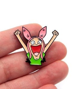 Alternative view of Bob's Burger 'Louise Belcher Yes!' Enamel Pin