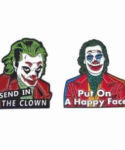 The Joker 'Send in The Clown x Put On a Happy Face' Set Enamel Pin