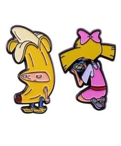Hey Arnold 'Banana Arnold and Helga' Set Enamel Pin
