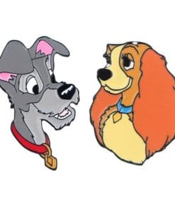 Lady and the Tramp Set Enamel Pin
