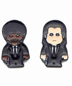 Alternative view of Pulp Fiction 'Jules and Vincent' Set Enamel Pin