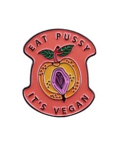 It's Vegan.. Enamel Pin - Image 3