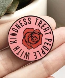 Harry Styles 'Rose | Treat People With Kindness' Enamel Pin