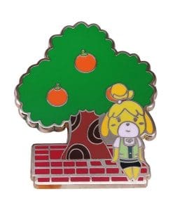 Alternative view of Animal Crossing 'Isabelle | Orange Tree' Enamel Pin