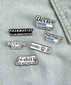 Pharmacist...Loading Enamel Pin - Image 3