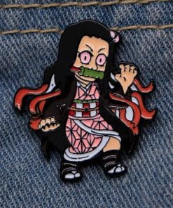 Alternative view of Demon Slayer 'Nezuko' Enamel Pin