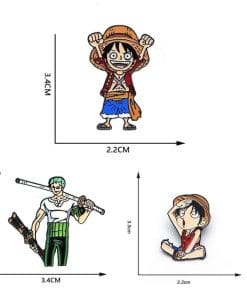 Alternative view of One Piece 'Zoro and Swords' Enamel Pin