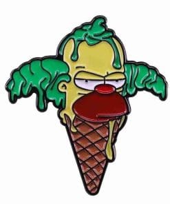 Alternative view of The Simpsons 'Krusty the Clown | Cone' Enamel Pin