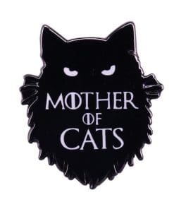 Alternative view of Game of Thrones 'Mother of Cats' Enamel Pin