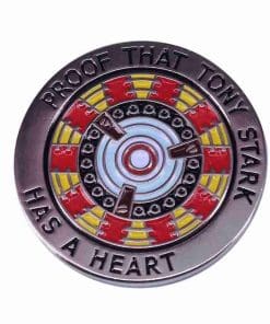 Superhero 'Tony Stark Heart Badge' Enamel Pin
