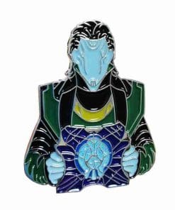 Alternative view of Superhero 'Loki' Enamel Pin