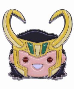Superhero 'Cute Loki | Portrait' Enamel Pin - Image 3