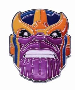 Alternative view of Thanos 'Face Portrait' Enamel Pin