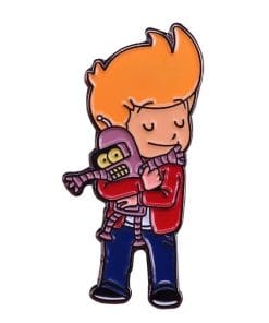 Futurama 'Philip and Bender Hug' Enamel Pin