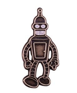 Alternative view of Futurama 'Bender | Rusty' Enamel Pin