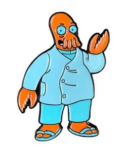 Alternative view of Futurama 'Dr. Zoidberg' Enamel Pin