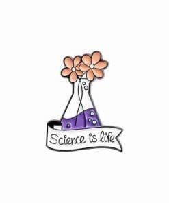 Science is Life Enamel Pin