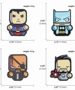 Alternative view of Superhero 'Batman | Cute Chibi' Enamel Pin