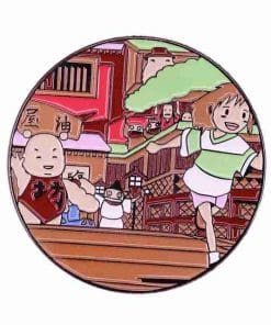 Alternative view of Spirited Away 'Chihiro | Run' Enamel Pin