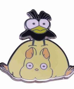 Alternative view of Spirited Away 'Bird and Hamster' Enamel Pin