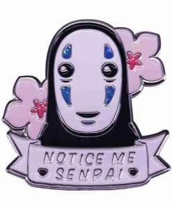 Spirited Aways 'No Face | Notice Me Senpai' Enamel Pin