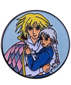 Alternative view of Howl's Moving Castle 'Howl and Sophie' Enamel Pin