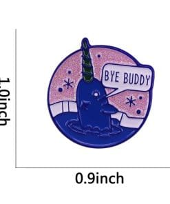 Elf 'Bye Buddy, Hope You FInd Your Dad.'  Enamel Pin - Image 4