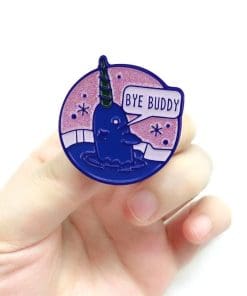 Elf 'Bye Buddy, Hope You FInd Your Dad.'  Enamel Pin