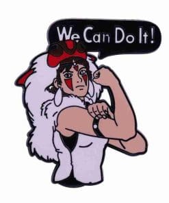 Princess Mononoke 'We Can Do It!' Enamel Pin
