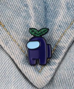 Among Us 'Violet' Enamel Pin - Image 3
