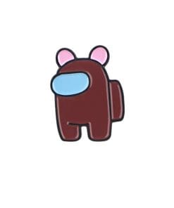 Among Us 'Brown' Enamel Pin - Image 4