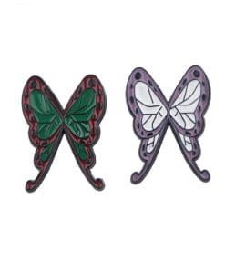 Alternative view of Demon Slayer: Kimetsu no Yaiba 'Kanao Butterfly' Enamel Pin