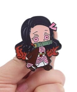 Alternative view of Demon Slayer: Kimetsu no Yaiba 'Kawaii Nezuko' Enamel Pin