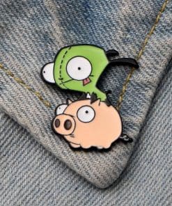 Invader Zim 'Gir in Pig' Enamel Pin