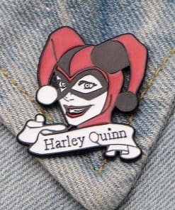 Alternative view of Harley Quinn Clown Enamel Pin
