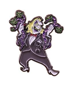 Beetlejuice 'Snakes' Enamel Pin