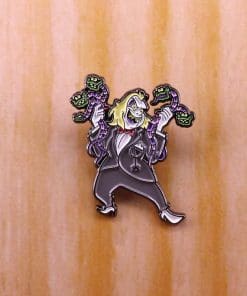 Beetlejuice 'Snakes' Enamel Pin - Image 3