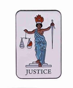 Tarot Card 'Justice' Enamel Pin