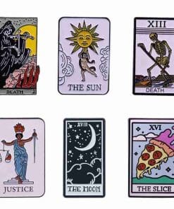 Alternative view of Tarot Card 'Grim Reaper | Death' Enamel Pin