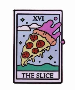 Tarot Card 'The Slice' Enamel Pin