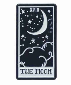 Tarot Card 'The Moon' Enamel Pin