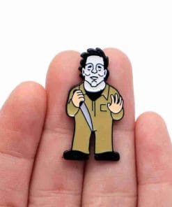 Alternative view of Texas Chainsaw 'Leatherface Knife' Enamel Pin