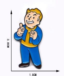 Alternative view of Fallout 'Vault Boy | 2.0' Enamel Pin