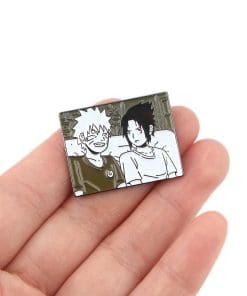 Alternative view of Naruto 'Naruto and Sasuke | Portrait' Enamel Pin