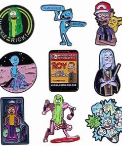 Alternative view of Rick and Morty 'Morty | Scared' Enamel Pin