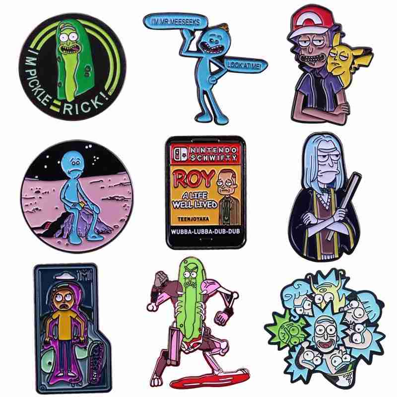 Rick and Morty 'Mr. Meeseeks | Look at Me' Enamel Pin - Image 2