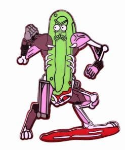 Alternative view of Rick and Morty 'Pickle Rick in Rat Suit' Enamel Pin