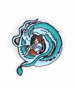 Spirited Away 'Dragon and Chihiro' Enamel Pin