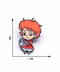 Alternative view of Ponyo 'Fishbowl' Enamel Pin