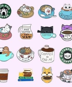 Alternative view of Coffee Cup Venti Enamel Pin